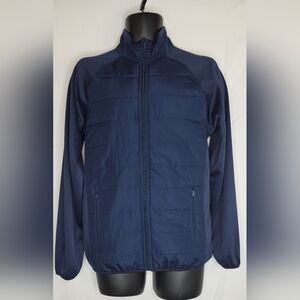 Ultra Club Cool Dry Quilted Front Full-Zip Lightweight Jacket Size Small BU3147